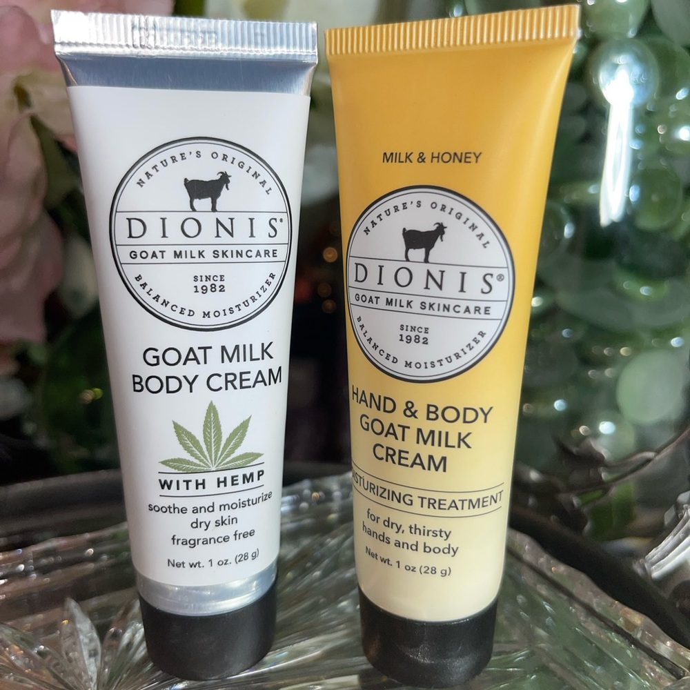2 DIONIS Hand & Body Goat Milk Cream New Sealed